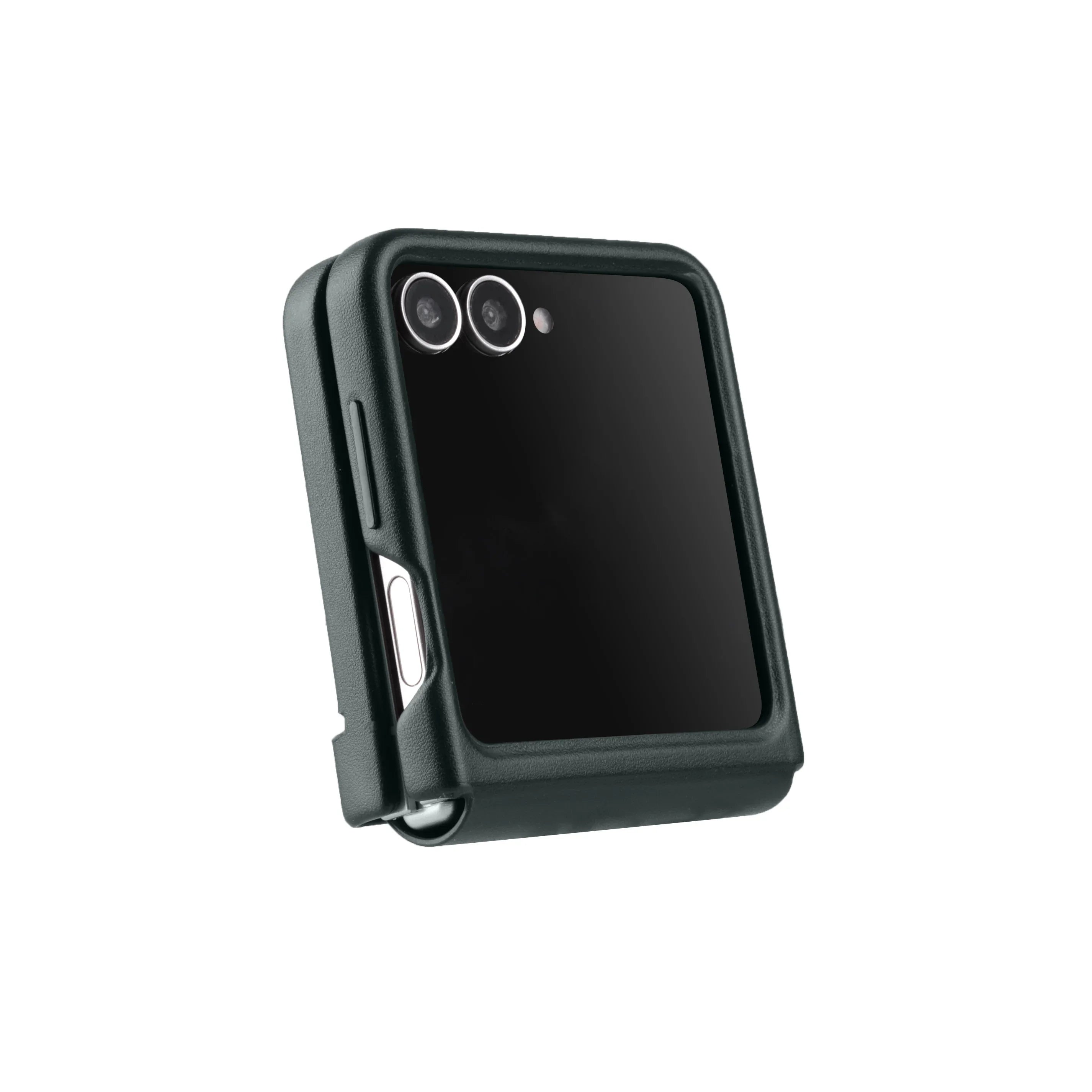 Melkco Galaxy Z Flip6 Origin Series PU Leather Regal Snap Cover - Dark Green - Tashqila Melkco Galaxy Z Flip6 Origin Series PU Leather Regal Snap Cover - Dark Green - Tashqila
